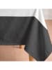 Mint Rugs Tischdecke "Basics Lyon" in Weiß/ Schwarz