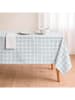 Mint Rugs Tafelkleed "Basics Marisma" lichtblauw/wit