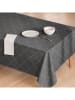 Mint Rugs Tafelkleed "Basics Trama" antraciet