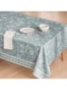 mint Deco Tafellaken "Floral Dahlia" blauw/wit