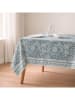 mint Deco Tafellaken "Floral Dahlia" blauw/wit