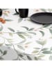 mint Deco Obrus "Floral Juno" w kolorze biało-zielonym