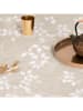 mint Deco Tafellaken "Floral Nara" beige/wit