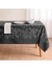 Mint Rugs Tischdecke "Floral Taylor" in Schwarz/ Grau