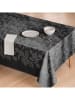 Mint Rugs Tafelkleed "Floral Taylor" zwart/grijs