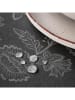 Mint Rugs Tischdecke "Floral Taylor" in Schwarz/ Grau