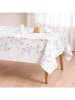 mint Deco Tafelkleed "Floral Zira" wit/paars