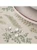 Mint Rugs Tafellaken "Natural Dalia" crème/groen