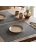 Mint Rugs 2er-Set: Tischsets "Indra" in Grau - (L)50 x (B)40 cm