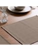 Mint Rugs 2er-Set: Tischsets "Indra" in Taupe - (L)50 x (B)40 cm