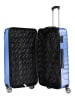 Canadian Peak 5tlg. Hardcase-Trolleyset "Shockeak" in Blau