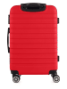 Canadian Peak 5-delige hardcase-trolleyset "Shokeak" rood
