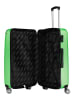 Canadian Peak 5-delige hardcase-trolleyset "Softlesseak" groen