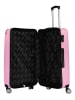 Canadian Peak 5-delige hardcase-trolleyset "Softlesseak" roze