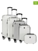 Canadian Peak 5tlg. Hardcase-Trolleyset "Softlesseak" in Weiß
