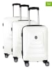 Canadian Peak 3-delige hardcase-trolleyset "Sacramentoeak" wit