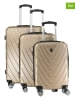 Canadian Peak 3-delige hardcase-trolleyset "Salamanqueak" beige