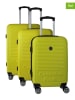 Canadian Peak 3-delige hardcase-trolleyset "Santiegoeak" geel
