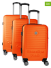 Canadian Peak 3tlg. Hardcase-Trolleyset "Santiagoeak" in Orange