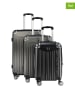 Canadian Peak 3tlg. Hardcase-Trolleyset "Softlesseak" in Anthrazit