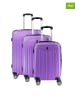 Canadian Peak 3-delige hardcase-trolleyset "Softlesseak" paars