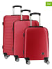Canadian Peak 3-delige hardcase-trolleyset "Solomuneak" rood