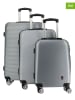 Canadian Peak 3tlg. Hardcase-Trolleyset "Solomuneak" in Silber
