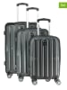 Canadian Peak 3-delige hardcase-trolleyset "Sorenteak" antraciet