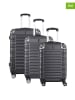 Canadian Peak 3tlg. Hardcase-Trolleyset "Sourcingeak" in Anthrazit