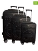 Canadian Peak 3tlg. Hardcase-Trolleyset "Stanislaseak" in Schwarz