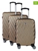 Canadian Peak 3tlg. Hardcase-Trolleyset "Swapeak" in Khaki