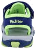 Richter Shoes Enkelsandalen "Boulder" blauw/groen