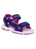 Richter Shoes Sandalen in Dunkelblau/ Pink