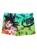 Dragon Ball Kąpielówki "Dragon Ball" w kolorze zielonym ze wzorem