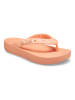Crocs Zehentrenner "Classic Platform" in Orange
