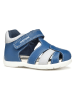 Geox Halbsandalen "Elthan" in Blau/ Weiß