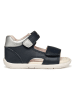 Geox Sandalen "Tapuz" in Dunkelblau/ Silber