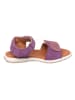lamino Leder-Sandalen in Lila