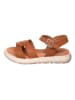 lamino Leder-Sandalen in Hellbraun