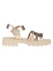 lamino Leder-Sandalen in Gold