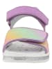 Lurchi Sandały "Cassia" w kolorze fioletowym ze wzorem