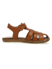 Naturino Leren enkelsandalen "Scout" bruin