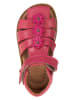 POM POM Leder-Halbsandalen in Pink