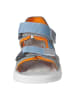 Ricosta Sandalen "Tarek" in Grau/ Orange/ Hellblau