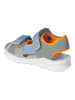 Ricosta Sandalen "Tarek" in Grau/ Orange/ Hellblau
