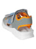 Ricosta Sandalen "Tarek" in Grau/ Orange/ Hellblau