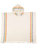 Samimi Poncho in Weiß/ Bunt - (L)95 x (B)90 cm