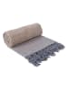Samimi Hamamtuch "Sahara" in Beige/ Grau - (L)180 x (B)100 cm