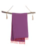 Towel to Go Hamamdoek "Samos" roze/blauw - (L)175 x (B)95 cm