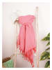 Towel to Go Hamamdoek "Samos" roze - (L)175 x (B)95 cm